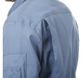 Куртка мужская летняя «Пилот» серо-синяя