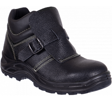 Ботинки СВАРЩИК с МП шерст. мех юфтевые ПУ/нитрил