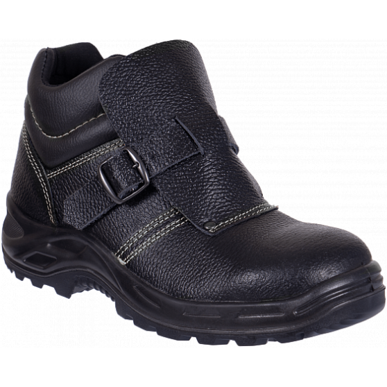 Ботинки СВАРЩИК с МП шерст. мех юфтевые ПУ/нитрил