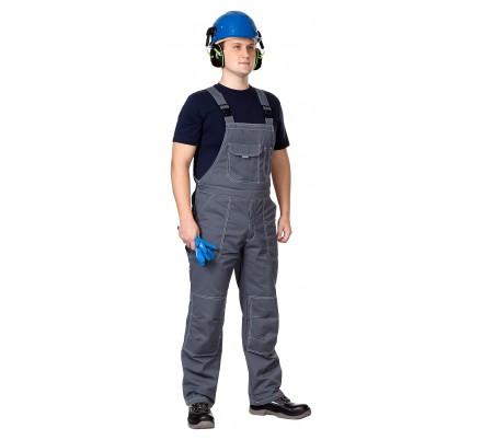 Полукомбинезон мужской летний «Сити» (серый)